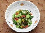 Oh ! ばんざい　彩り野菜と昆布の和え物・皿